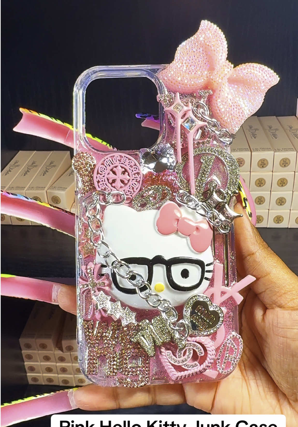 Pink Hello Kitty Junk Case #pinkjunkcase #junkcase #iphone #iphonecase #iphonejunkcase #hellokitty #asmrsounds #junkcasebusiness #junkcaseideas #junkcasecharms #hellokittyjunkcase #foryoupage #asmrvideo #samsungphonecase #junkcasetutorial #barbiegirl #junkcases #customjunkcase #viralvideo #howtomakeajunkcase  #asmr #fyp #nails #junkphonecase  #junkphonecases #junkcases #nailcharms #junkcaseinspo @J-Dior Collection @Amazon @Amazon Influencer Program @Amazon Home 