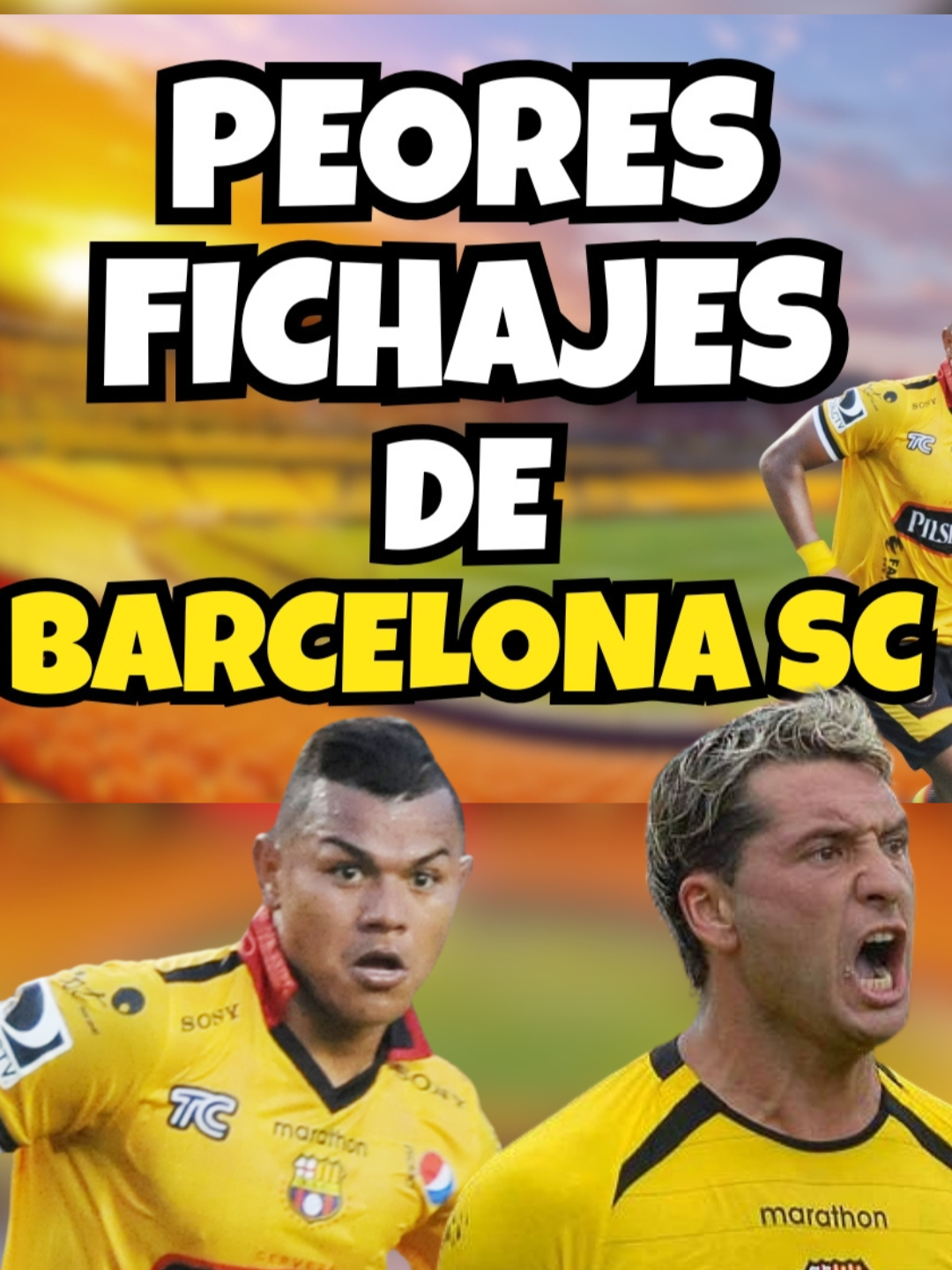 TOP PEORES FICHAJES DE BARCELONA SC EN LOS ULTIMOS AÑOS !!#bsc #barcelona #barcelonasc #Fichajesbarcelona #ligaecuabet #rescalvo #jereseb