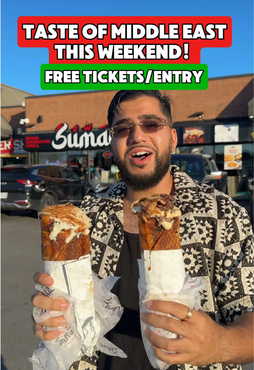 The 8th annual Taste of the Middle East is coming back to Toronto on July 4, 5 & 6! 🎉 Get ready for an amazing weekend filled with delicious Arabic food, music, and entertainment, it’s going to be extremely fun and the best part is tickets are FREE, just show up! Don’t miss out and I will see you there! ✨ 📍 Nathan Phillips Square #tasteofthemiddleeast #toronto #torontofood #arabicfood #freeevent #thingstodointoronto #fyp #viralfood #festival #arab #torontotiktok #torontolife #torontofood #torontofestival #middleeastern 