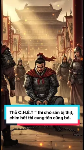 Thời xưa có câu: “Thỏ c.h.ế.t thì chó săn bị thịt, chim hết thì cung tên cũng bỏ.” Nghe phũ… nhưng là quy luật. Khi còn có ích, người ta tung hô. Khi xong việc rồi… họ dễ quên bạn từng cống hiến ra sao. Làm gì cũng nên để một cửa thoát. Một đường lùi. Một phương án riêng – cho chính mình. #truyencamhung #truyềncảmhứng #thanhcong #thatbai #tiktokviral 