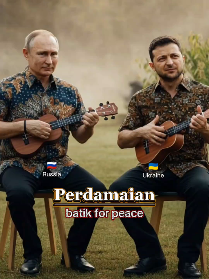 Perdamaian Rusia - Ukraina | Vladimir Putin - Volodymyr Zelenskyy #russia #ukraine #ukraine🇺🇦  #vladimirputin #volodymyrzelenskyy #batik #batikindonesia #fyp #fypシ #fypシ゚viral #fypage #fyppppppppppppppppppppppp 