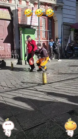 Funny street performance #clown #actor #funny #funny video #fail #foryou #fyp