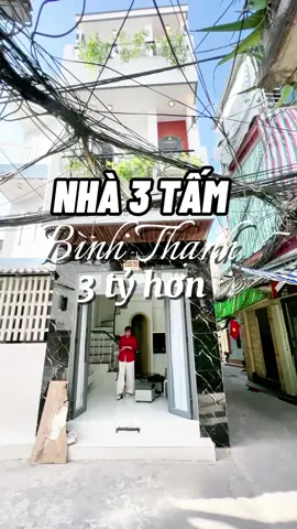 Nhà đẹp Bình Thạnh 3 tấm chỉ hơn 3 tỷ cho 4 người ở #nhagiare #nhapho #nhadep #nhabinhthanh #bds2chiem 
