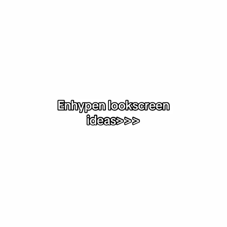 I made another one because you guys asked for more :)) #lookscreenideas  #enhypenengene  #trending #fyp 