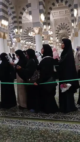 antrian Raudah di masjid nabawi