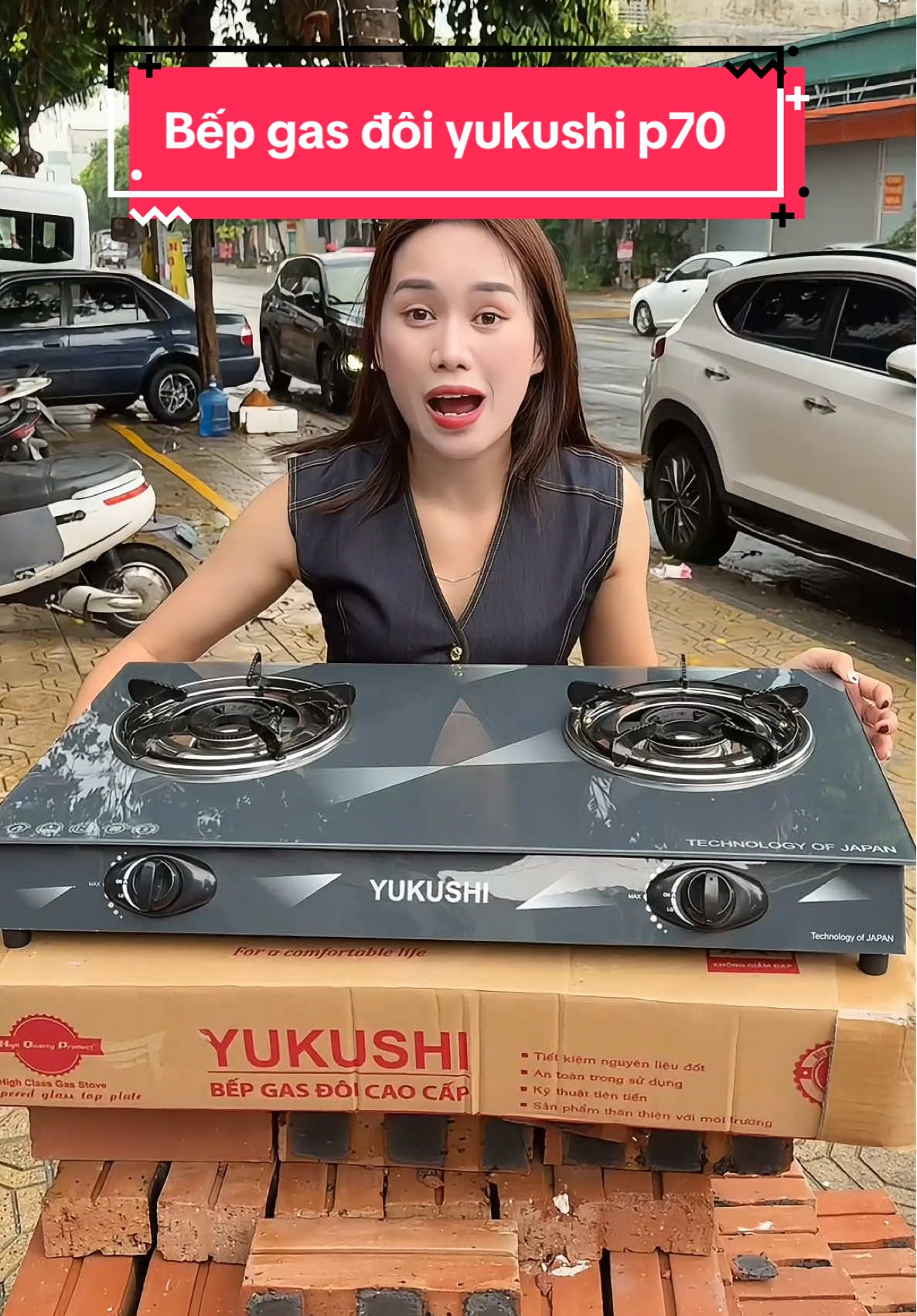 Bếp gas đôi mặt kính cường lực nhà nào cũng cần nha #xuhuong #hangmen96 #bepgas #bepgasdoi 