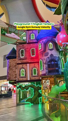 Playground Paling Tinggi, Ikut Tema Jack & The Beanstalk ! 😍 Ini Jungle Gym terbaru dekat Sunway Velocity Mall, best sebab tinggi sampai 7 tingkat ! 