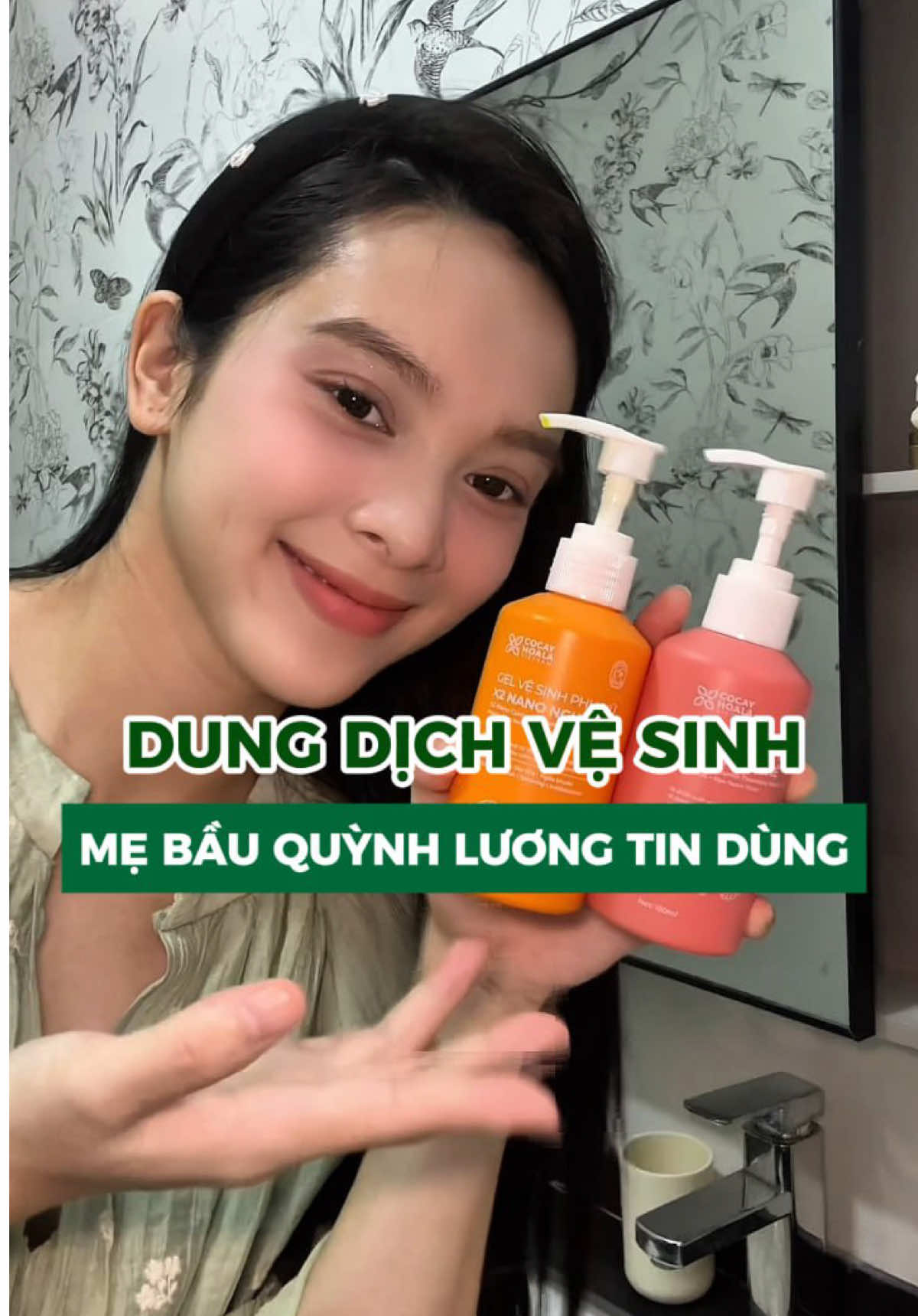 Dung dịch vệ sinh mẹ bầu yêu thích #cocayhoala #gelx2nanonghe #chamsoccobe 