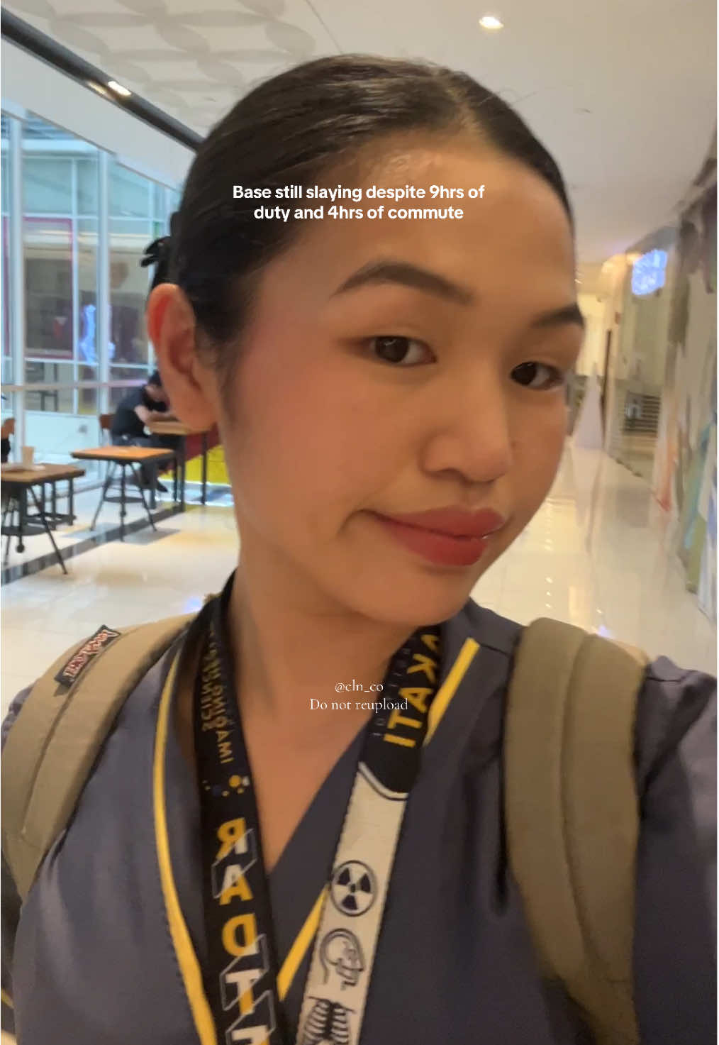 Base still slaying despite 9hrs of duty and 4hrs of commuting from our house to the place where I go to duty. #fyp #base #sola #solafoundationprimer #radtechstudent #rtstudent #foryoupage 