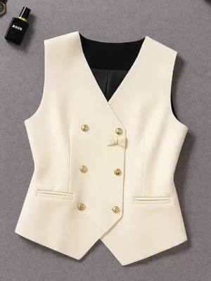 LNR Shop Atasan Vest Rompi Rajut Full Kancing Bahan Halus Lembut untuk Perempuan Tanpa Lengan Basic Elegant Kaos Blouse Vintage Knit Santai Jalanve Kasual Casual Crop Tank Top#atasanvestrompi #premiumquality #tiktokviral #fypシ 