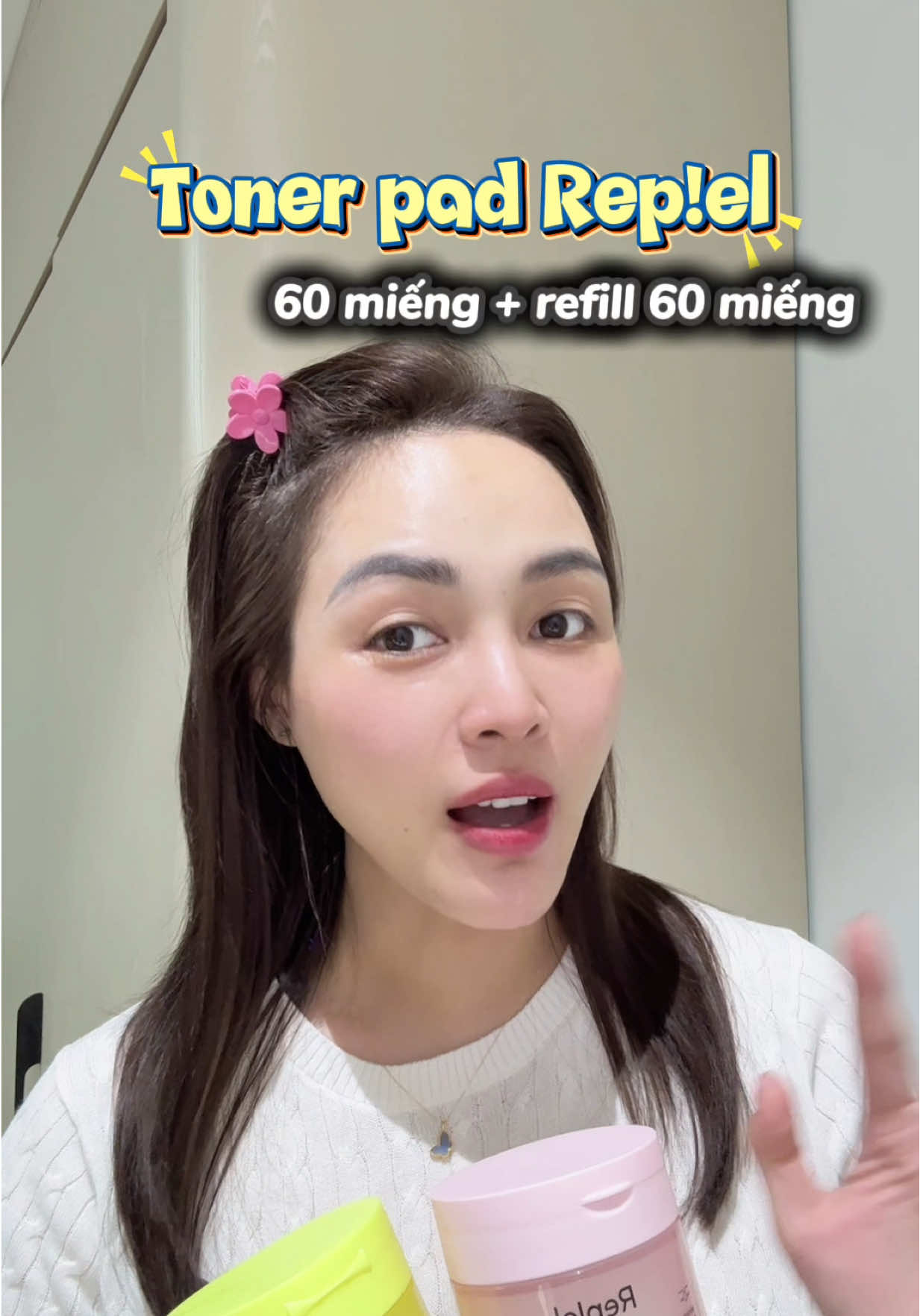 Toner pad #rapiel mua 1 tặng 1 túi refill 60 miếng. Các ty tranh thủ nhé. E này xài sạch sâu mà ko khô da ne #rapielvietnam #tonerpad #xuhuong #reviewskincare  