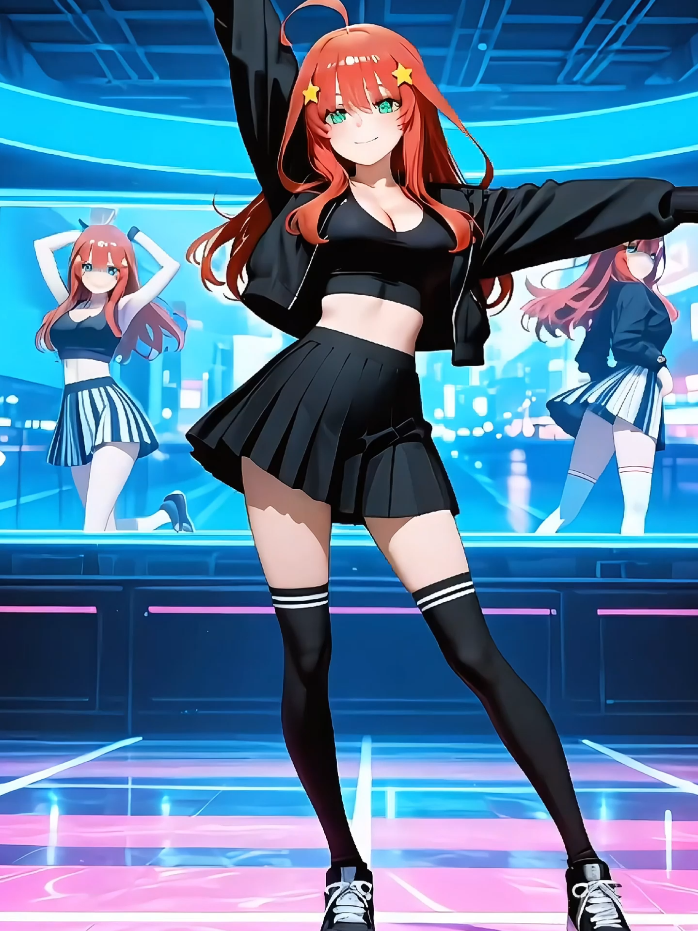 ❤️💃 ¡Itsuki deslumbra en la pista! 💃❤️ Belleza, actitud y un ritmo que enamora con cada movimiento ✨ #ItsukiNakano #QuintessentialQuintuplets #animegirl #waifu #dancinganime #nekowai #kawaii #animeclip #trendinganime #waifulovers