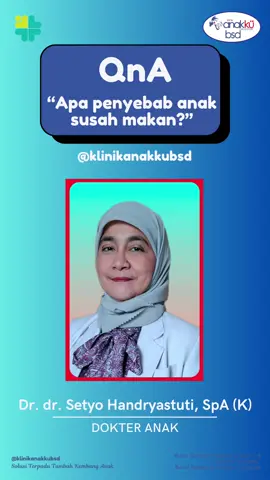 Kenapa sih anak susah makan? Ternyata penyebabnya bisa beragam, dan nggak selalu karena anak “pilih-pilih” aja! Simak penjelasannya yuk biar tahu harus mulai dari mana #AnakSusahMakan #TipsAnak #ParentingIndonesia #tumbuhkembanganak #klinikanak #klinikanaktangerang #klinikanakkubsd 