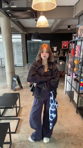 Ootd 💙  #outfitideas #humanmadebandana #myroutine #fyp #OOTD #แต่งตัว #outfit 