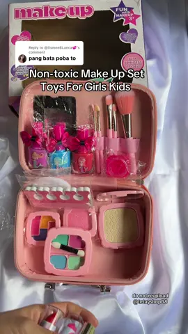 Replying to @@itsmeeBLanca💞 ito po yung pang kids na makeup nontoxic Make Up Set Toys For Girls Kids. 🧒 🫶 #makeup #nontoxicmakeup #nontoxic #makeupforkids #kidsmakeup #makeuptoy #toymakeup #makeupforkids #fypシ #fyppppppppppppppppppppppp 