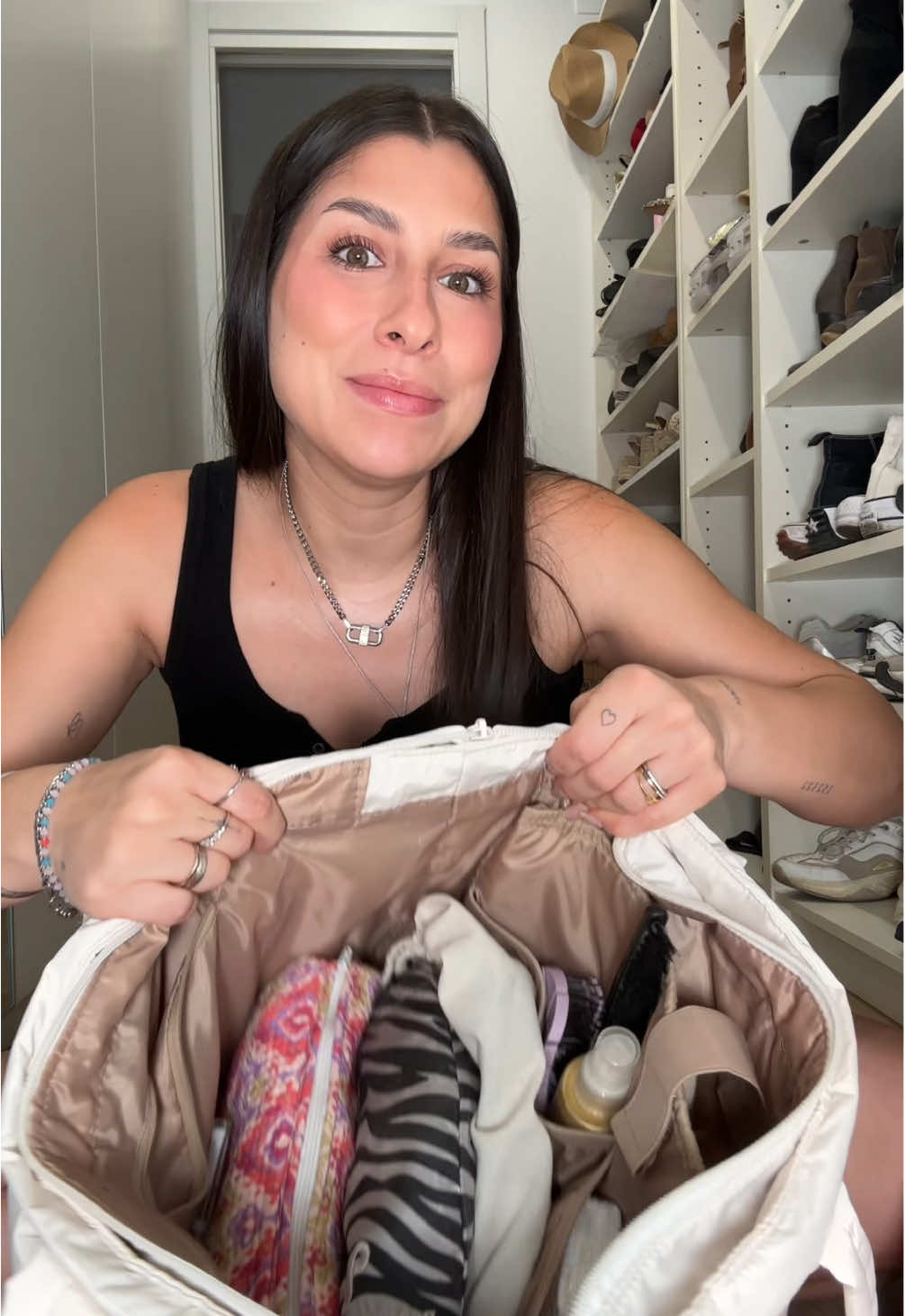 Mi bolso low cost para viajar! #bolso #tote #viaje #travel #haciendolamaleta #packwithme 