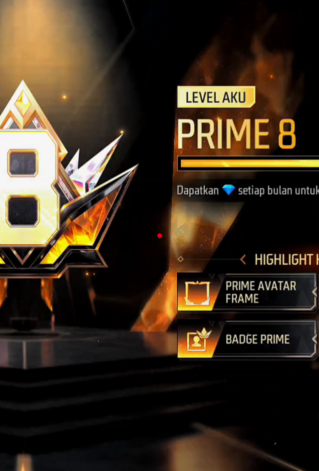 Akhirnya balik lagi prime level 8 #fyp #doohamil #bangdoo #freefire #dutatraining #turu #old 