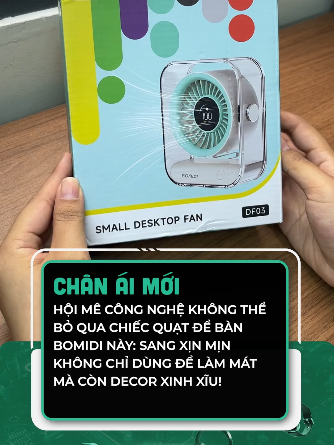 Rung động với ẻm #congnghe #celebnetwork #cltech #tiktoktech #tiktokgiaitri #tiktoknews #technology #Tech #quat #quatdeban #bomidi