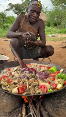 Soup, Hadzabe style! Simple ingredients, cooked over an open fire, and absolutely brimming with the flavors of the bush. #traditional #ournature #africanlifestyle #ourtribe #hadzabelifestyle #ugali #traditionlifestyle #ugali #traditionlifestyle #traditionsong #africanmusic #africanmusic