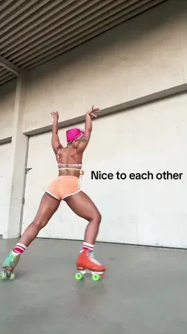 A soft song for the lovers #dance #rollerskate #fyp 