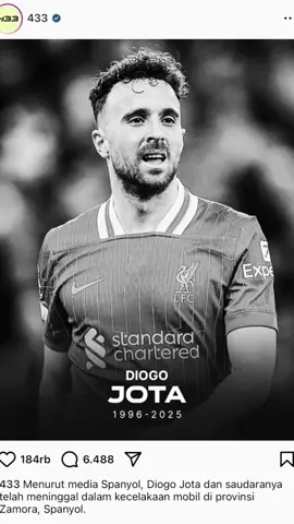 BREAKING🚨🚨🚨 Diogo jota dan saudaranya telah meninggal dunia dalam kecelakaan mobil😭😭😭 Gw Fans emyu turut berduka cita atas kabar yang kurang baik ini kepada semua fans liverpool 💔💔💔 #diogojota #liverpool #thereds #ggmu🔴 
