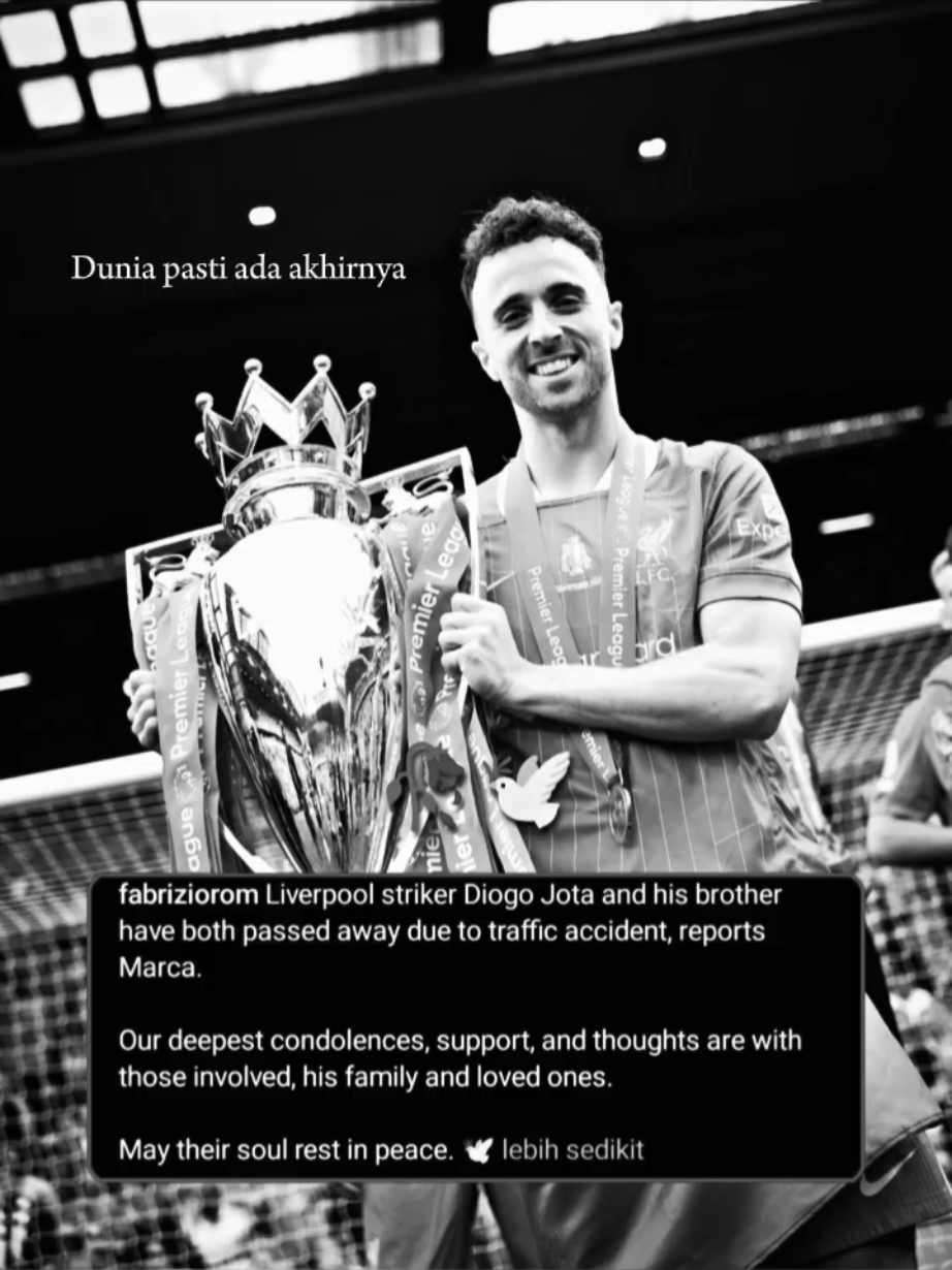 Rest in peace, Diogo Jota 🥀🕊 #diogojota #restinpeace🥺🕊 #liverpool #football #fypfootball #tiktokfootball 