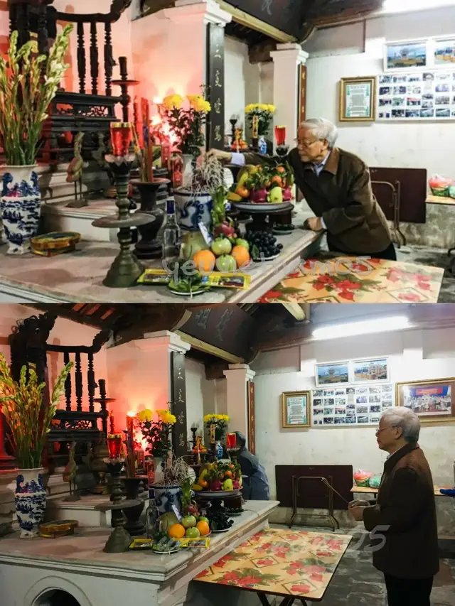 Hình ảnh Tổng Bí Thư Nguyễn Phú Trọng ở nhà thờ Dòng Họ Nguyễn Phú và đối với người dân làng Lại Đà giản dị, ấm áp, gần gũi. Nhà thờ dòng họ Nguyễn Phú tại làng Lại Đà (xã Đông Hội, huyện Đông Anh, TP Hà Nội) bình dị, mộc mạc, đã nhuốm màu thời gian. #yeuvietnam05 #tongbithunguyenphutrong #nguyenphutrong #hanoi #xuhuong #giandi @tiktok #viral 