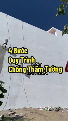 Chống thấm tường hiệu quả với quy trình 4 bước của Jison #jison #chongtham #chongthamtuong #jisonminhquoc 