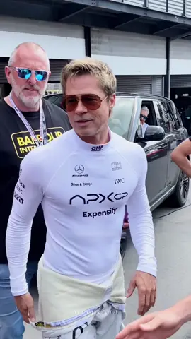 Who would have thought that this man is 62 years old and this face and body are so top notch! #bradpitt #F1