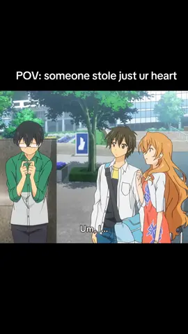 this guy really shows exactly how I feel inside whenever I see my crush 😭😆 #animetiktok #tiktokmeme #goldentime #animeforyou #romance #crush #heartstolen #animeedit #characteredit 
