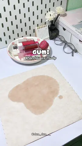 Có em khăn lau xơ mướp này việc lau chùi dể dàng hẳn #review #giadungtienich #xh #gumi #khanlauxomuop 