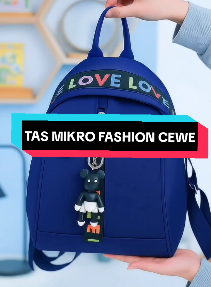 Tas ransel Backpack Love Love Micro Fashion Wanita #tas #tascewe #taswanita #tasmurah #tasgendong #fyp #fypシ #wibgajian #cuantanpabatas 