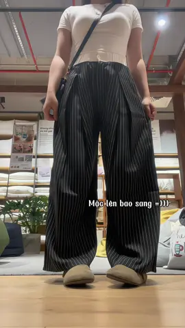 Quần kẻ sọc  #xuhuong #reviewlamdep 