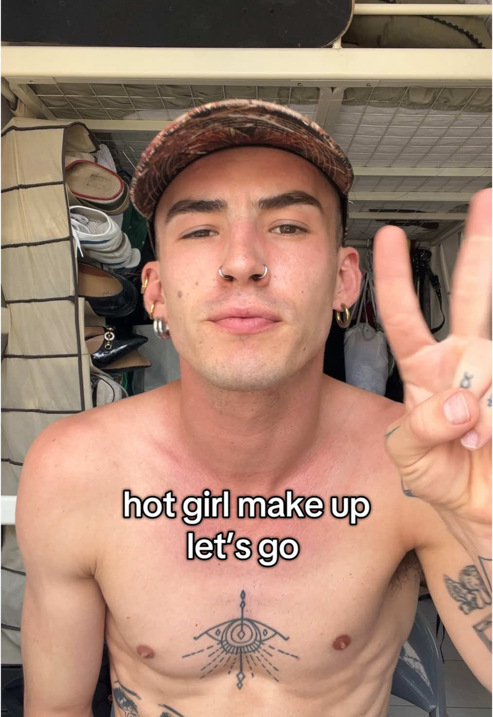 hot girl make up #fyp #hotgirlmakeup 