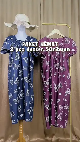 Paket hemat daster 2 pcs 50ribuan aja #daster #dasterviral #dastermurah #dasterkekinian #dasterfuji #dasterrayon #dasterchallenge #pakethematdaster #fyp 