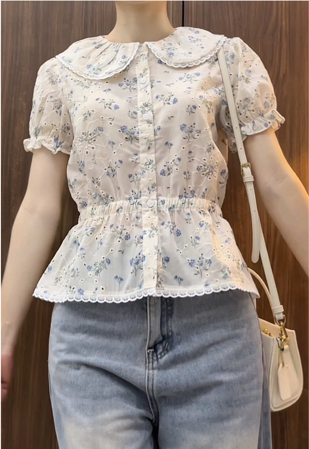 Mê hoa lá hẹ 🌥️🌻🌸✨ #phoidoxinh #reviewthoitrang #aohoanhi #babydoll #babydollhoanhi 