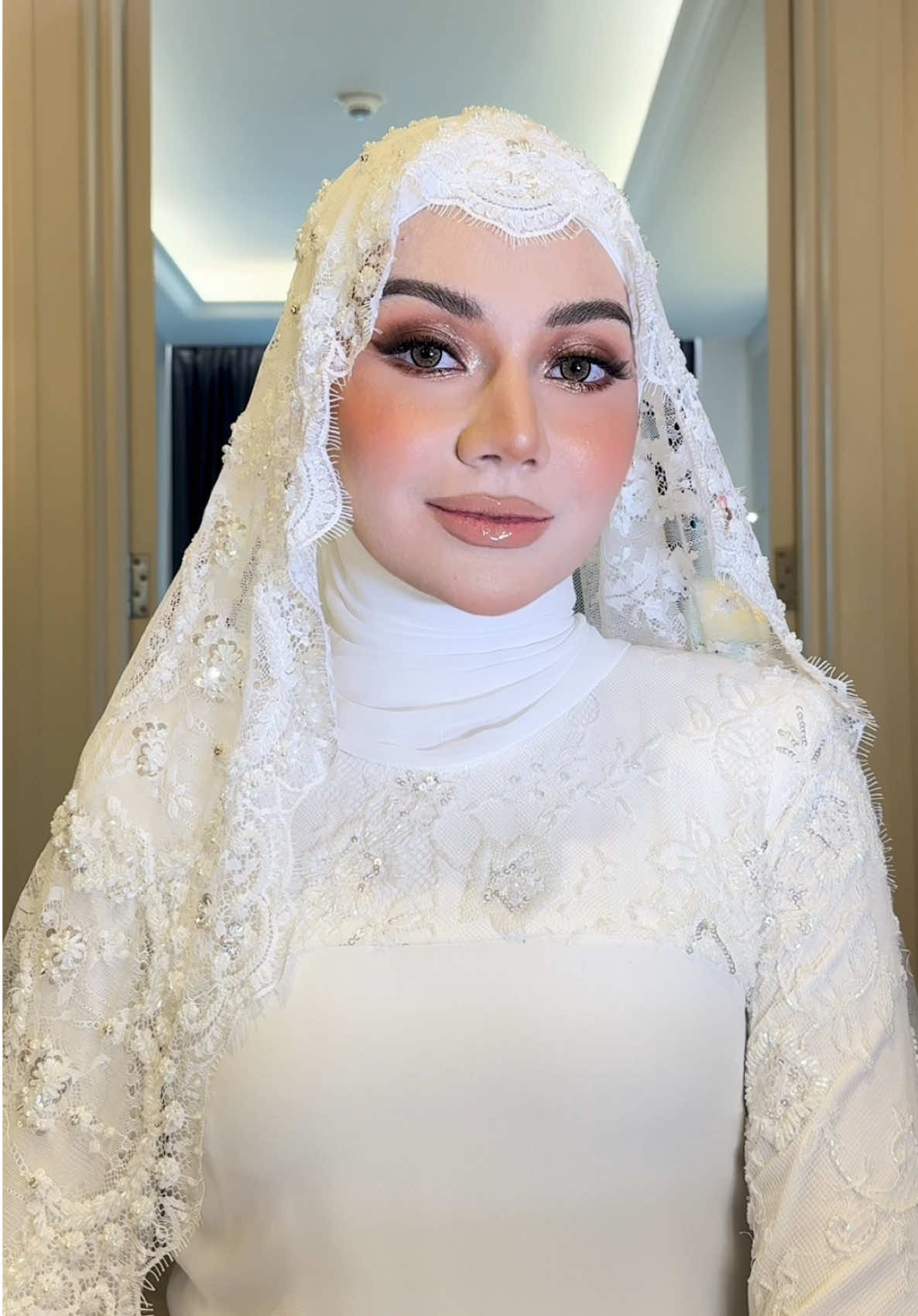 Major bridal collection restock tomorrow at 8pm, model is wearing our chiffonsilk shawl 🤍