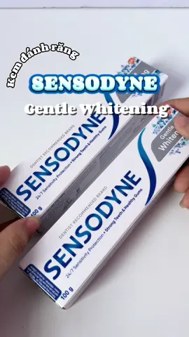 Kem đánh răng Sensodyne được các chuyên gia khuyên dùng. Hỗ trợ làm trắng răng hiệu quả lắm nha #sensodyne #kemdanhrang #trangrang #kemdanhtrangrang #kemdanhrangsensodyne #trending #thinhhanh 