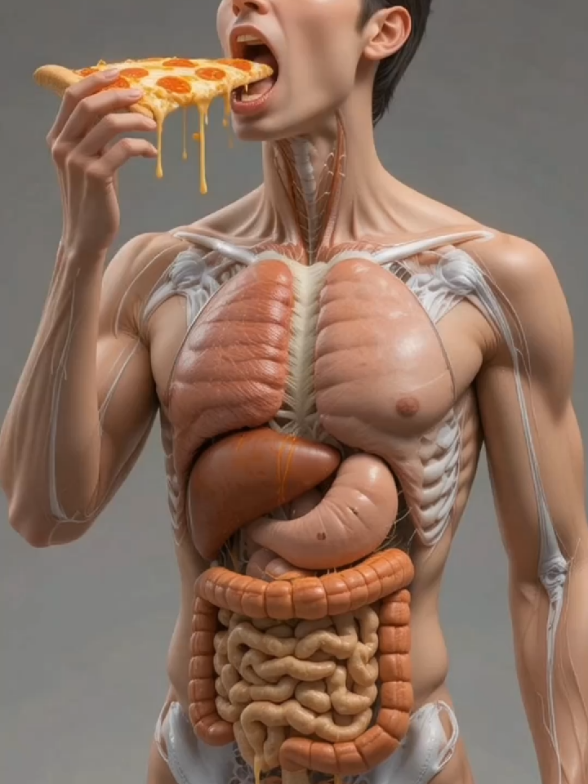 Inside the Human Body - Science in Motion #humanbody #anatomy #3danimation #sciencetok #aiart #digestivesystem #medicalanimation #healthfacts #foryou #fyp #healthawareness #medical 