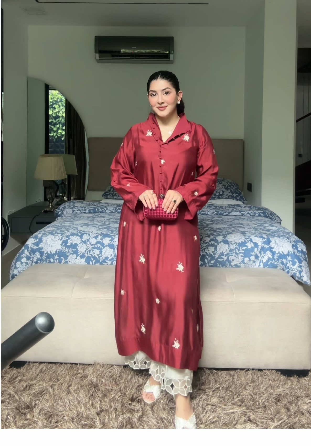 Desi lunch outfit check🫶🏻 #fyppp 