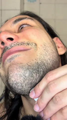 47/100 🩸 ASMR SHAVING  #asmr #shaving #fyp #viral #beard #afeitado #barberkid #shave #moustache 