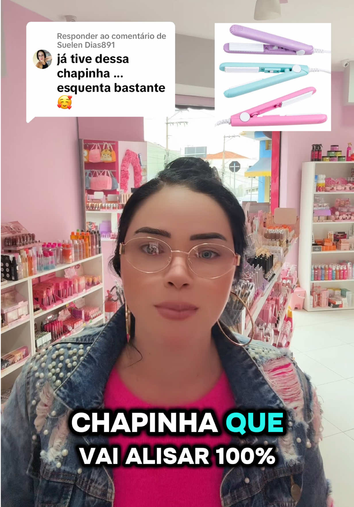 Respondendo a @Suelen Dias891 a polêmica da chapinha kkkk #comedia #shoppe #comedia 