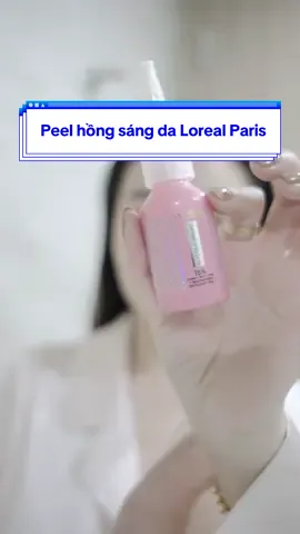 Tip cải thiện da sần- sạm xỉn màu- lỗ chân lông to nhanh chóng tại nhà- các bác muốn nâng cấp chu trình dưỡng da cũng rất nên tham khảo peel da hồng này nha- siu thích luôn- vừa giảm thâm, sáng da, giảm mụn đầu đen- sợi bã nhờn rất đỉnh #hoalinh944 #longervideos #skincare #peelda #peelhongsangda #lorealparispartner 