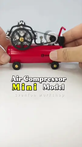 🔥 Industrial gearheads, listen up! Introducing our 1:10 All-Metal Air Compressor Model—pure industrial cool! ✅ Solid metal build for that heavy-duty feel, with every detail mimicking the real deal ✅ Compact size (104mm×37mm×78mm, ~370g)—perfect for desks or display cases ✅ Runs on 2 AAA batteries: display it proudly, or play with the realistic motion   A must-have for machinery lovers! Miniaturize industrial aesthetics and level up your collection/gift game 👉 Link in bio, grab yours now! #AirCompressorModel #AllMetalModel  #svanfon #svanfonmodel #IndustrialDecoration #MechanicalModel #CollectibleModel #DeskDecor #DisplayPiece #BatteryPowered #IndustrialAesthetic #MiniatureMachine #ModelCollecting #AirCompressorReplica #MetalCraftsmanship #IndustrialGift #MechanicalDesign #ModelDisplay #AirCompressorToy #IndustrialCollectible #GearheadGift #machining #machine #DIY #model #mini 