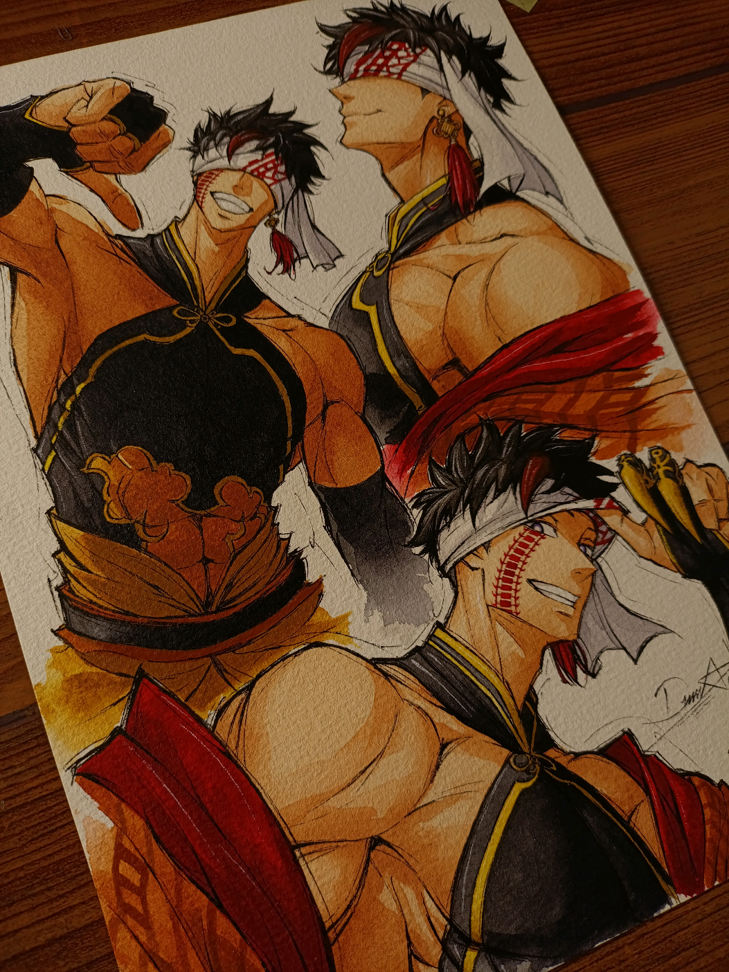 Gambar-in Qin shi huang Rerord Of Ragnarok Part 2 #qinshihuang #sumatsunovalkirye #recordofragnarok #anime #drawing #watercolour #art 