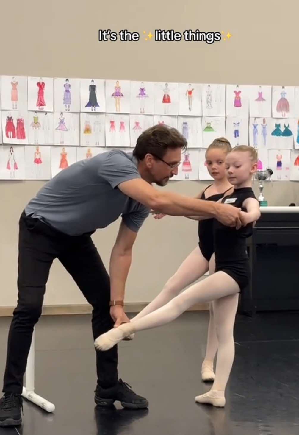 teachers that care > 🥹🩰 we love Slawomir. He truly cares about each student and treats each like his own.  #thewholepoint #babyballerina #ballerina #ballet #balletdance #danceteacher #fyp #viral #scottsdale #arizona #dancersoftiktok #dancetok #balletcore #balletschool #balletclass #amazing 