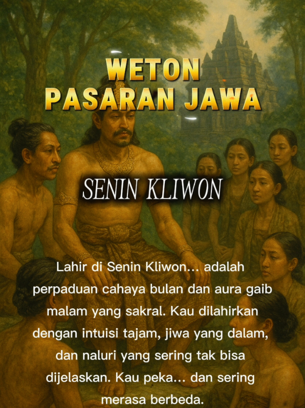 WETON SENIN KLIWON #primbonjawa #weton #seninkliwon #pasaranjawa 