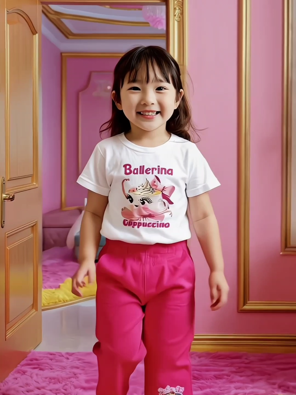 Si kecil makin gemas dan stylish pakai setelan Ballerina Cappuccino! Cocok buat jalan-jalan, main, atau photoshoot ala selebgram cilik 😍 Nyaman dipakai seharian, bahannya adem dan motifnya lucu banget! Setelan anak perempuan kekinian Kaos karakter lucu + celana warna cerah Tersedia ukuran lengkap! Langsung checkout sekarang sebelum kehabisan! #setelananakperempuan #ballerina #ballerinacapuchina #bajuanaklucu #ootdkids #fashionanak #bajuanakperempuan #setelananak #bajuanakmurah #bajuanakkekinian 