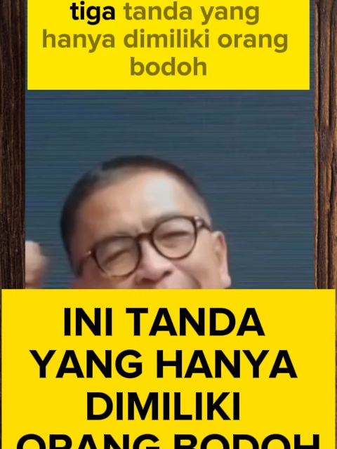 Tanda-tanda orang bodoh #bodoh #pintar #motivasi #SelfImprovement