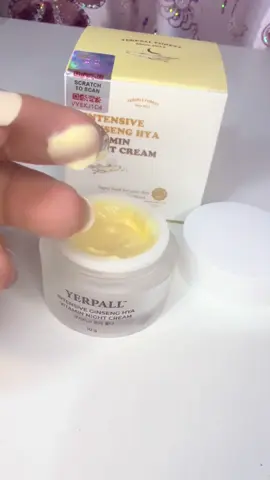 ผลิตภัณฑ์ YERPALL Intensive Ginseng HYA Vitamin Night Cream ✅ สารสกัดโสม (Ginseng Extract) จากเกาหลี ✅ 4D Hyaluronic จากสหรัฐอเมริกา ✅ มีแถมเซรั่มซอง 1 ซอง (Intensive First Care Vitamin Skin Gel)  #ครีมโสม  #ครีมกลางคืน  #หน้าเนียนใส  